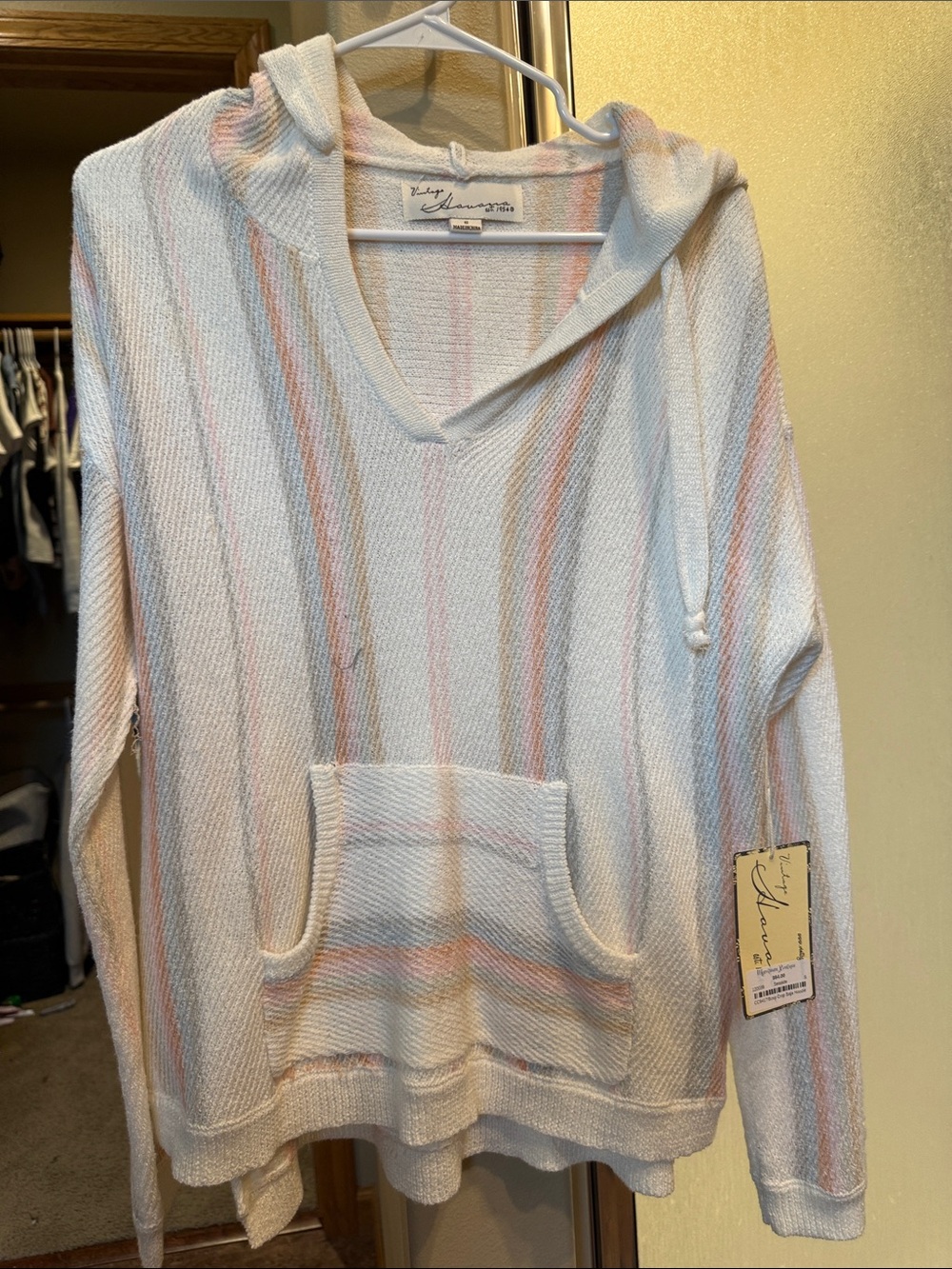 Vintage Havana boxy crop hoodie